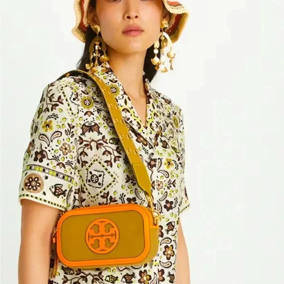 Tory Burch Handbags - Tory Burch Miller Canvas Mini Crossbody Bag